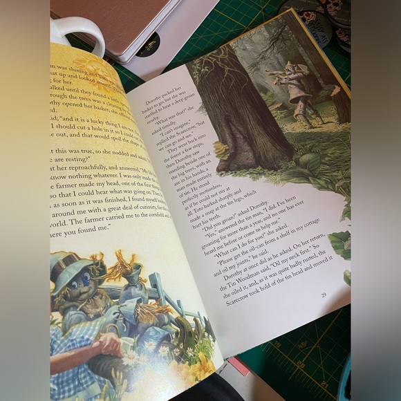 Wizard of Oz hardcover book, Kohls cares book - Picture 11 of 12